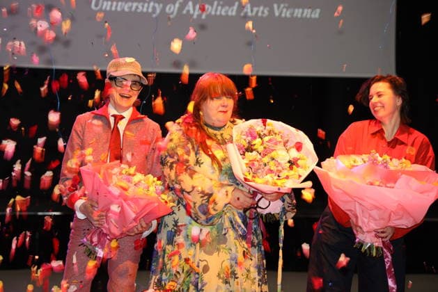 Verleihung Oskar Kokoschka Preis 2026 Wien, Angewandte , 26 02 2026 Jakob Lena KNEBL, Ashley Hans SCHEIRL
