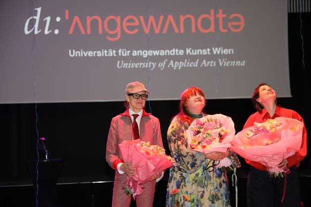 Verleihung Oskar Kokoschka Preis 2026 Wien, Angewandte , 26 02 2026 Jakob Lena KNEBL, Ashley Hans SCHEIRL, Natalia GUROVA