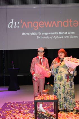 Verleihung Oskar Kokoschka Preis 2026 Wien, Angewandte , 26 02 2026 Jakob Lena KNEBL, Ashley Hans SCHEIRL