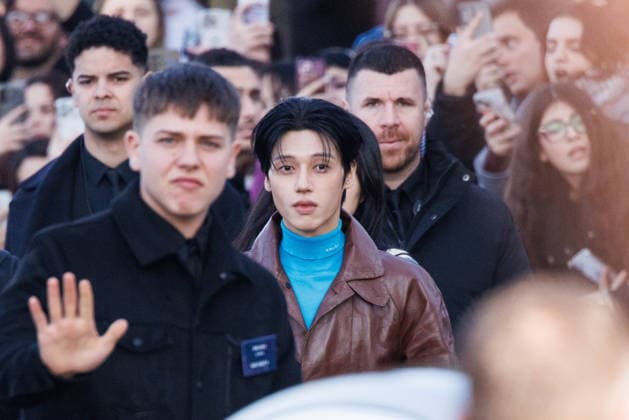 News - Prada - Celebrity Arrivals - Milan Fashion Week - Womenswear Fall Winter 2026 2027 Wooyoung is seen leaving the Prada fashion show during the Milan Menswear Fall Winter 2026 2027 Fashion Week on February 26, 2026 in Milan, Italy. Photo: Cinzia Camela. Milan Fondazione Prada Italy Copyright: xCinziaxCamelax xLiveMediax LPN_2317335