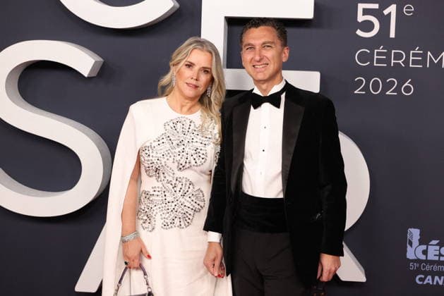 51st Cesar Ceremony - Arrivals Sylvie Saada and Maxime Saada arrive at the 51st Cesar Film Awards held at l Olympia on February 26, 2026, in Paris, France. Photo by Jerome Domine ABACAPRESS.COM Paris France  Copyright: xDominexJerome ABACAx