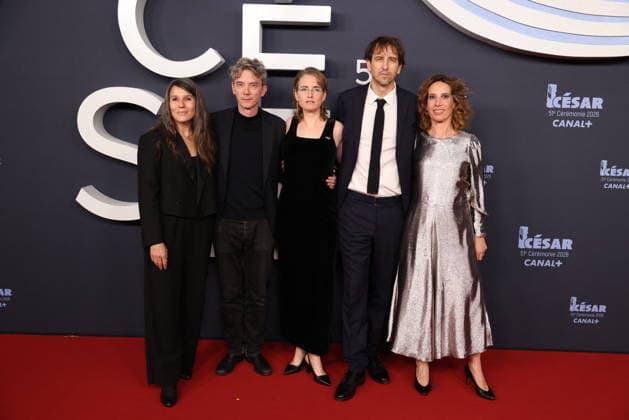 51st Cesar Ceremony - Arrivals Swann Arlaud, Stéphane Demoustier, Lise Fischer and Catherine Cosme arrive at the 51st Cesar Film Awards held at l Olympia on February 26, 2026, in Paris, France. Photo by Jerome Domine ABACAPRESS.COM Paris France  Copyright: xDominexJerome ABACAx