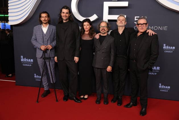 51st Cesar Ceremony - Arrivals Santiago Fillol, Tonin Janvier, Óliver Laxe ,Sergi López, Andrea Queralt and Mani Mortazavi arrive at the51st Cesar Film Awards held at l Olympia on February 26, 2026, in Paris, France. Photo by Jerome Domine ABACAPRESS.COM Paris France  Copyright: xDominexJerome ABACAx