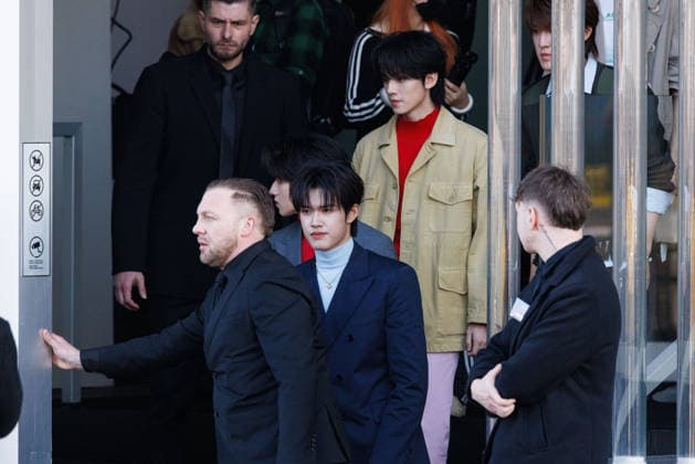 News - Prada - Celebrity Arrivals - Milan Fashion Week - Womenswear Fall Winter 2026 2027 TransfOrmProject TOP members are seen leaving the Prada fashion show during the Milan Menswear Fall Winter 2026 2027 Fashion Week on February 26, 2026 in Milan, Italy. Photo: Cinzia Camela. Milan Fondazione Prada Italy Copyright: xCinziaxCamelax xLiveMediax LPN_2317341