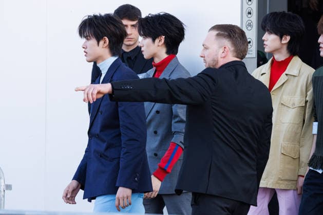 News - Prada - Celebrity Arrivals - Milan Fashion Week - Womenswear Fall Winter 2026 2027 TransfOrmProject TOP members are seen leaving the Prada fashion show during the Milan Menswear Fall Winter 2026 2027 Fashion Week on February 26, 2026 in Milan, Italy. Photo: Cinzia Camela. Milan Fondazione Prada Italy Copyright: xCinziaxCamelax xLiveMediax LPN_2317346