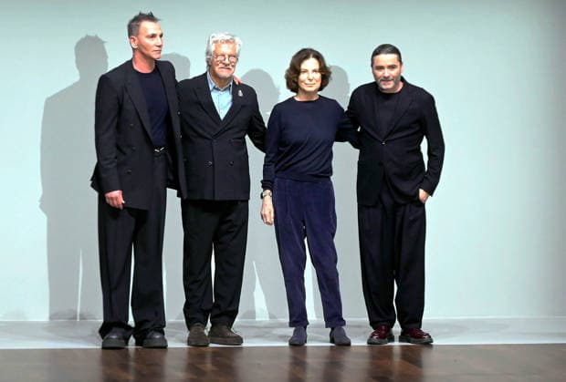 Milan, Women s Fashion Show Emporio Armani, Pantaleo Dell Orco, Leo Dell Orco, Alessandro Didi  Copyright: xMaurizioxMaulex xipa-agency.netx xMaurizioxMaulex IPA_Agency_IPA72063821