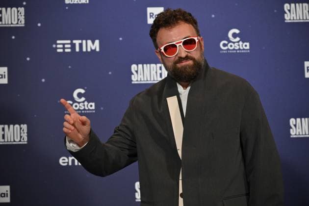 Foto IPP Felice De Martino Sanremo 26 02 2026 76° Festival della canzone italiana Nella foto: Dargen D Amico Italy Photo Press World Copyright
