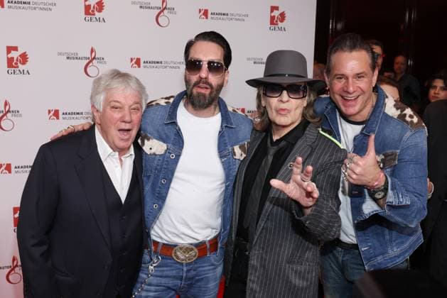 17. Deutscher Musikautorenpreis 2026 Rolf Zuckowski, Alec Völkel, Udo Lindenberg, Sascha Vollmer 17. Deutscher Musikautorenpreis 2026, The Ritz-Carlton, Berlin, Datum: 26.02.2026 Copyright: xEventpress Kratschx