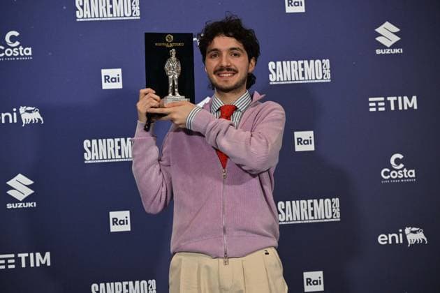 Foto IPP Felice De Martino Sanremo 26 02 2026 76° Festival della canzone italiana Nella foto: Premio Nuovo Imaie a Mazzariello Italy Photo Press World Copyright