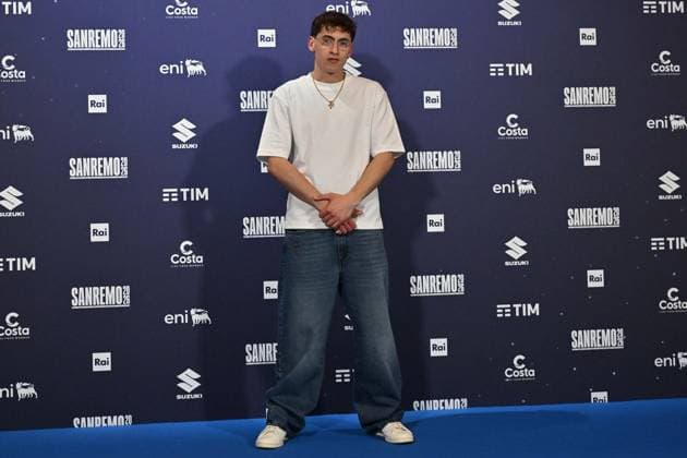Foto IPP Felice De Martino Sanremo 26 02 2026 76° Festival della canzone italiana Nella foto: Tredici Pietro Italy Photo Press World Copyright