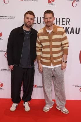 17. Deutscher Musikautorenpreis 2026 Kristoffer Hünecke, Johannes Strate 17. Deutscher Musikautorenpreis 2026, The Ritz-Carlton, Berlin, Datum: 26.02.2026 Copyright: xEventpress Kratschx