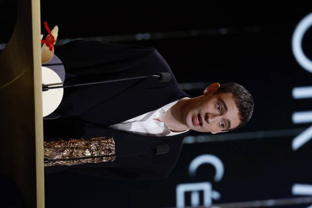 51st Cesar Ceremony Théodore Pellerin with the Best Rising Star Cesar Award for Movie ‘Nino’ during 51st Cesar Film Awards held at l Olympia on February 26, 2026, in Paris, France. Photo by Nasser Berzane ABACAPRESS.COM Paris France  Copyright: xBerzanexNasser ABACAx