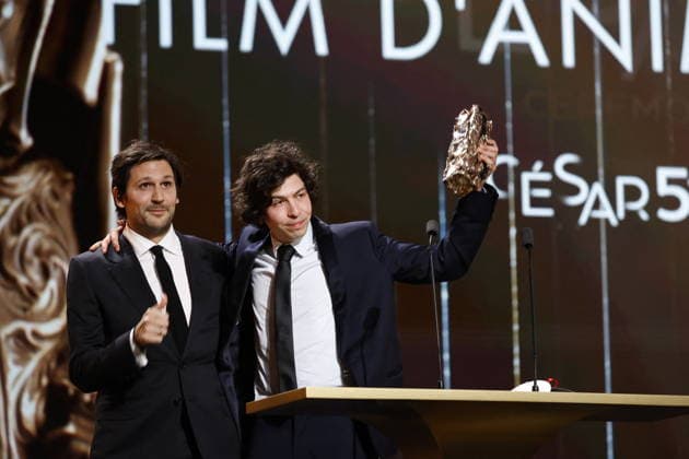 51st Cesar Ceremony Ugo Bienvenu with the Best Animation Feature Cesar Award for Movie ‘Arco’ during 51st Cesar Film Awards held at l Olympia on February 26, 2026, in Paris, France. Photo by Nasser Berzane ABACAPRESS.COM Paris France  Copyright: xBerzanexNasser ABACAx