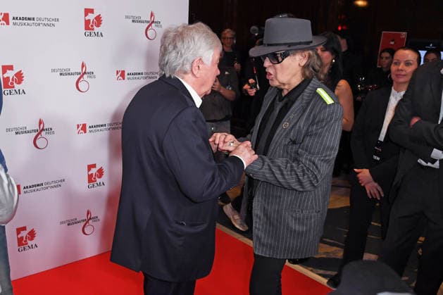 Rolf Zuckowski, Udo Lindenberg beim 17. DEUTSCHEN MUSIKAUTOR*INNENPREIS im The Ritz-Carlton in Berlin am 26.02.2026