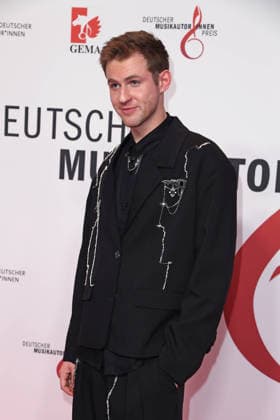 Dominik Hartz beim 17. DEUTSCHEN MUSIKAUTOR*INNENPREIS im The Ritz-Carlton in Berlin am 26.02.2026
