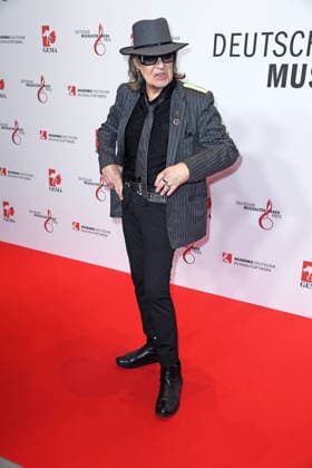 Udo Lindenberg beim 17. DEUTSCHEN MUSIKAUTOR*INNENPREIS im The Ritz-Carlton in Berlin am 26.02.2026