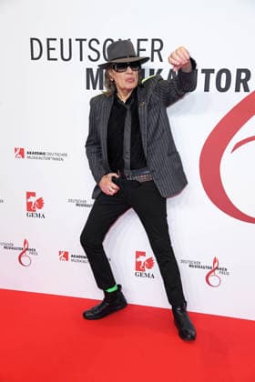 Udo Lindenberg beim 17. DEUTSCHEN MUSIKAUTOR*INNENPREIS im The Ritz-Carlton in Berlin am 26.02.2026