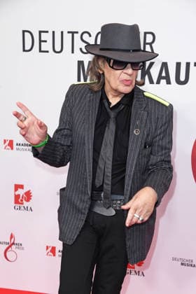 Udo Lindenberg beim 17. DEUTSCHEN MUSIKAUTOR*INNENPREIS im The Ritz-Carlton in Berlin am 26.02.2026