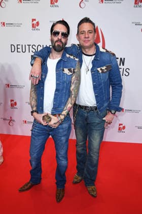 The BossHoss (Alec Voelkel, Sascha Vollmer) beim 17. DEUTSCHEN MUSIKAUTOR*INNENPREIS im The Ritz-Carlton in Berlin am 26.02.2026