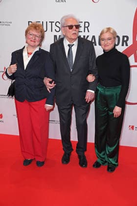 York Höller mit Ehefrau Maria Brückner, Nina Gurol beim 17. DEUTSCHEN MUSIKAUTOR*INNENPREIS im The Ritz-Carlton in Berlin am 26.02.2026