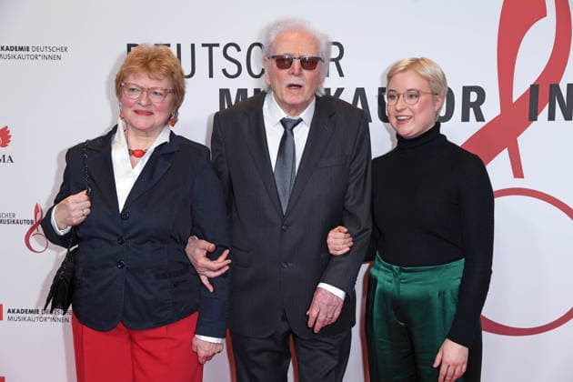 York Höller mit Ehefrau Maria Brückner, Nina Gurol beim 17. DEUTSCHEN MUSIKAUTOR*INNENPREIS im The Ritz-Carlton in Berlin am 26.02.2026
