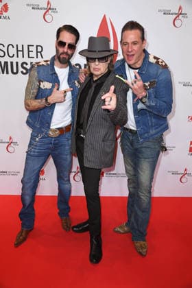 Udo Lindenberg, The BossHoss (Alec Voelkel, Sascha Vollmer) beim 17. DEUTSCHEN MUSIKAUTOR*INNENPREIS im The Ritz-Carlton in Berlin am 26.02.2026
