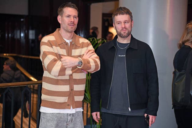 Revolverheld (Johannes Strate, Kristoffer Kris Hünecke) beim 17. DEUTSCHEN MUSIKAUTOR*INNENPREIS im The Ritz-Carlton in Berlin am 26.02.2026