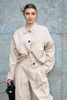 Milan, Milan Women s Fashion Week Fall Winter 2026 27 - Women s Fashion, Fall Winter 2026 27 - Emporio Armani fashion show - arrivals in the photo: Valentina Turchetto  Copyright: xSimonaxChiocciax xipa-agency.netx xFotosickix IPA_Agency_IPA72066878