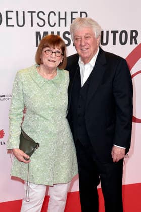 Rolf Zuckowski mit Ehefrau Monika Zuckowski beim 17. Deutschen Musikautor*innenpreis der GEMA 2026 im Hotel The Ritz-Carlton. Berlin, 26.02.2026