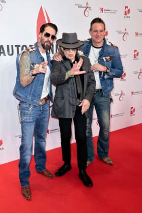 Alec Völkel, Udo Lindenberg und Sascha Vollmer beim 17. Deutschen Musikautor*innenpreis der GEMA 2026 im Hotel The Ritz-Carlton. Berlin, 26.02.2026