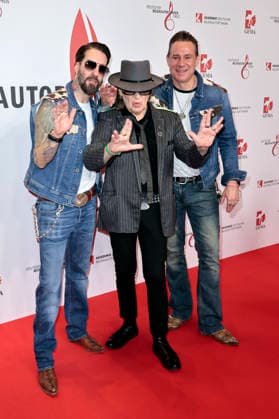 Alec Völkel, Udo Lindenberg und Sascha Vollmer beim 17. Deutschen Musikautor*innenpreis der GEMA 2026 im Hotel The Ritz-Carlton. Berlin, 26.02.2026