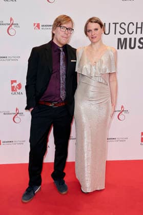 Hannes Seidl und Julia Mihaly beim 17. Deutschen Musikautor*innenpreis der GEMA 2026 im Hotel The Ritz-Carlton. Berlin, 26.02.2026