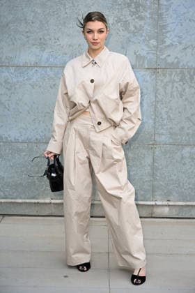 Milan, Milan Women s Fashion Week Fall Winter 2026 27 - Women s Fashion, Fall Winter 2026 27 - Emporio Armani fashion show - arrivals in the photo: Valentina Turchetto  Copyright: xSimonaxChiocciax xipa-agency.netx xFotosickix IPA_Agency_IPA72066752