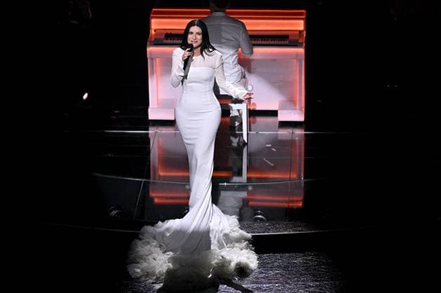 Foto IPP Felice De Martino Sanremo 26 02 2026 76° Festival della canzone italiana Nella foto Laura Pausini Italy Photo Press World Copyright