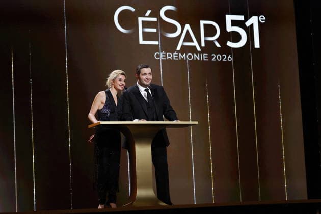 51st Cesar Ceremony Nina Meurisse and Karim Leklou during 51st Cesar Film Awards held at l Olympia on February 26, 2026, in Paris, France. Photo by Nasser Berzane ABACAPRESS.COM Paris France  Copyright: xBerzanexNasser ABACAx