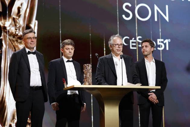51st Cesar Ceremony Olivier Goinard with the Best Sound Cesar Award for Movie Le Chant Des Forêts during 51st Cesar Film Awards held at l Olympia on February 26, 2026, in Paris, France. Photo by Nasser Berzane ABACAPRESS.COM Paris France  Copyright: xBerzanexNasser ABACAx