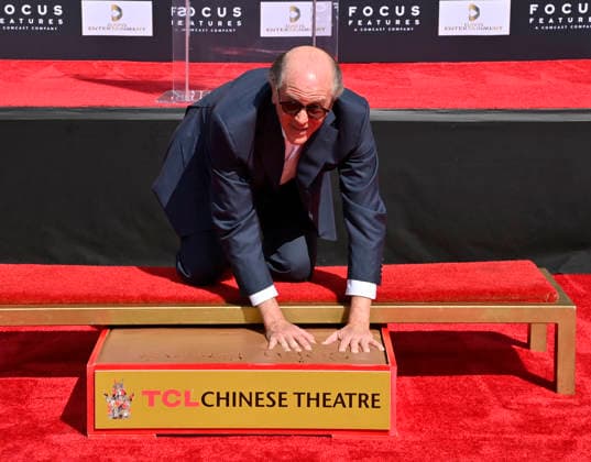 Producer John Davis participates in a hand and footprint ceremony immortalizing him in the forecourt of the TCL Chinese Theatre (formerly Grauman s) in the Hollywood section of Los Angeles on Thursday, February 26, 2026.  LAP2026022603 JIMxRUYMEN