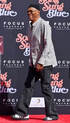 US actor Samuel L. Jackson participates in a hand and footprint ceremony immortalizing producer John Davis in the forecourt of the TCL Chinese Theatre (formerly Grauman s) in the Hollywood section of Los Angeles on Thursday, February 26, 2026.  LAP2026022615 JIMxRUYMEN