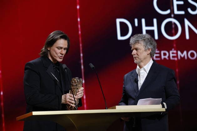 51st Cesar Ceremony Jim Carrey with the Honorary Cesar Award during 51st Cesar Film Awards held at l Olympia on February 26, 2026, in Paris, France. Photo by Nasser Berzane ABACAPRESS.COM Paris France  Copyright: xBerzanexNasser ABACAx