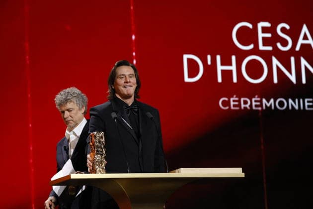 51st Cesar Ceremony Jim Carrey with the Honorary Cesar Award during 51st Cesar Film Awards held at l Olympia on February 26, 2026, in Paris, France. Photo by Nasser Berzane ABACAPRESS.COM Paris France  Copyright: xBerzanexNasser ABACAx