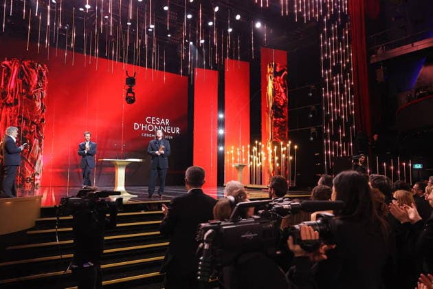 51st Cesar Ceremony Jim Carrey with the Honorary Cesar Award during the 51st Cesar Film Awards held at l Olympia on February 26, 2026, in Paris, France. Photo by Nasser Berzane ABACAPRESS.COM Paris France  Copyright: xBerzanexNasser ABACAx