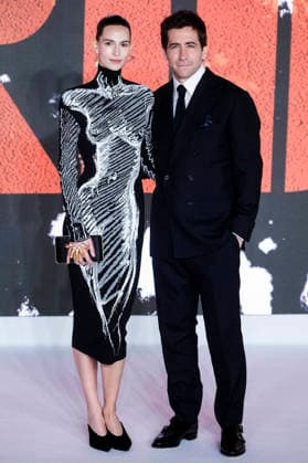 Jeanne Cadieu und Jake Gyllenhaal bei der Weltpremiere des Kinofilms The Bride! - Es lebe die Braut im Cineworld Leicester Square. London, 26.02.2026
