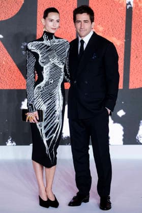 Jeanne Cadieu und Jake Gyllenhaal bei der Weltpremiere des Kinofilms The Bride! - Es lebe die Braut im Cineworld Leicester Square. London, 26.02.2026