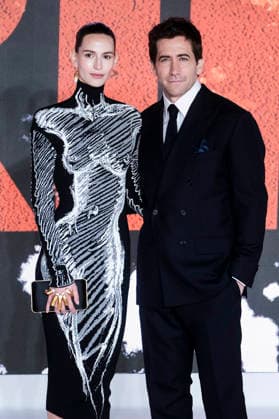 Jeanne Cadieu und Jake Gyllenhaal bei der Weltpremiere des Kinofilms The Bride! - Es lebe die Braut im Cineworld Leicester Square. London, 26.02.2026