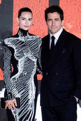 Jeanne Cadieu und Jake Gyllenhaal bei der Weltpremiere des Kinofilms The Bride! - Es lebe die Braut im Cineworld Leicester Square. London, 26.02.2026
