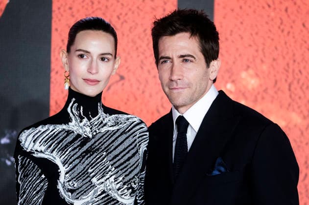 Jeanne Cadieu und Jake Gyllenhaal bei der Weltpremiere des Kinofilms The Bride! - Es lebe die Braut im Cineworld Leicester Square. London, 26.02.2026
