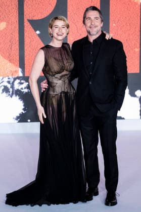 Jessie Buckley und Christian Bale bei der Weltpremiere des Kinofilms The Bride! - Es lebe die Braut im Cineworld Leicester Square. London, 26.02.2026