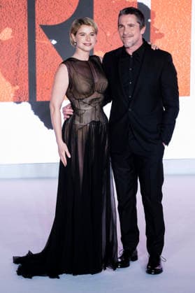 Jessie Buckley und Christian Bale bei der Weltpremiere des Kinofilms The Bride! - Es lebe die Braut im Cineworld Leicester Square. London, 26.02.2026