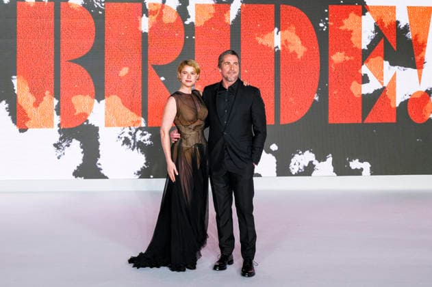 Jessie Buckley und Christian Bale bei der Weltpremiere des Kinofilms The Bride! - Es lebe die Braut im Cineworld Leicester Square. London, 26.02.2026