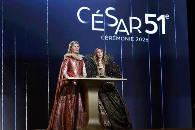 51st Cesar Ceremony Marina Hands and Pauline Clément during the 51st Cesar Film Awards held at l Olympia on February 26, 2026, in Paris, France. Photo by Nasser Berzane ABACAPRESS.COM Paris France  Copyright: xBerzanexNasser ABACAx